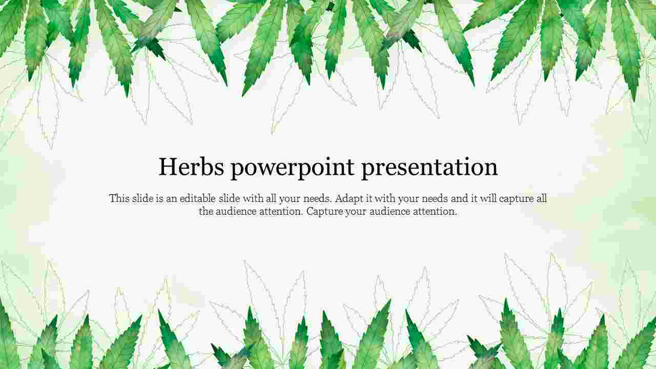 Herbs powerpoint presentation